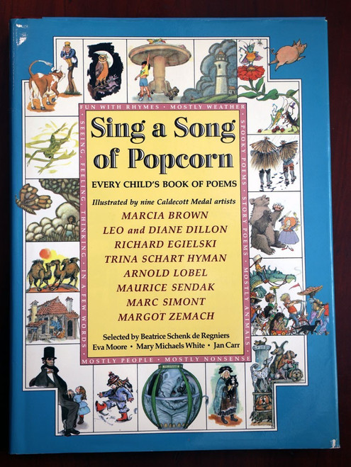 Sing a Song of Popcorn: Every Child's Book of Poems 1988 1st Printing HC/DJ VG