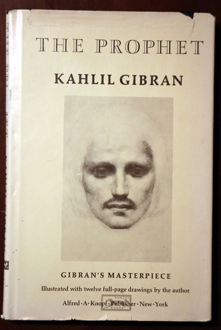 THE PROPHET by Kahlil Gibran 1982 HC/DJ Alfred A. Knopf VINTAGE 107th Printing