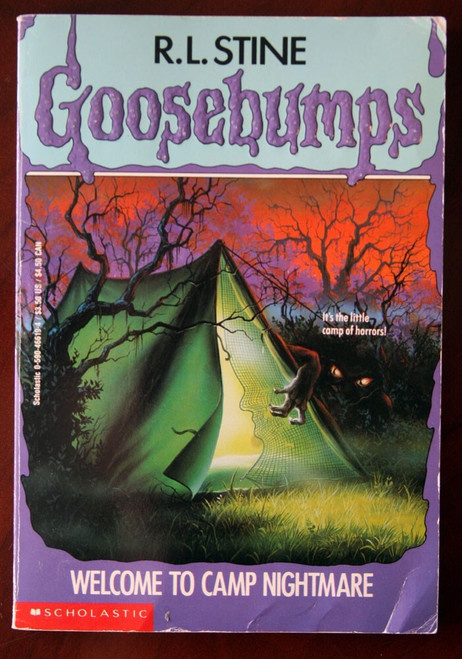 GOOSEBUMPS Welcome to Camp Nightmare by R.L. Stine 1993 Apple Paperback #9
