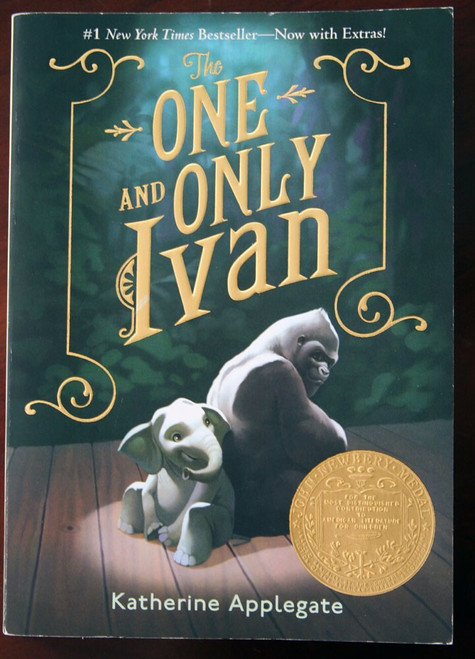 The One and Only Ivan by Katherine Applegate 2014 Paperback VG Newbery Medal