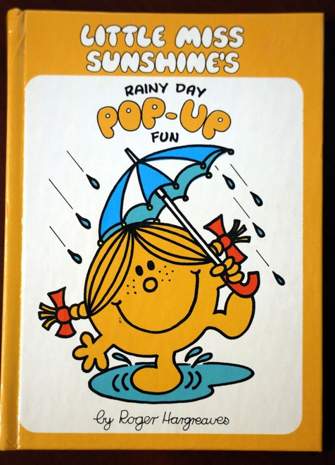 Little Sunshine's Rainy Day Pop-Up Fun by Roger Hargreaves 1983 Vintage Book