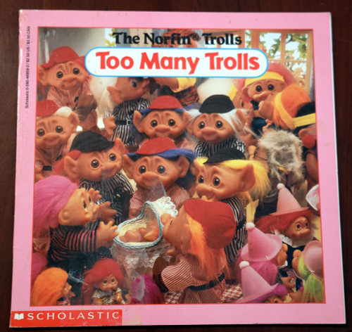 The Norfin Trolls TOO MANY TROLLS by Mitzy Kafka 1993 Scholastic Paperback 1st