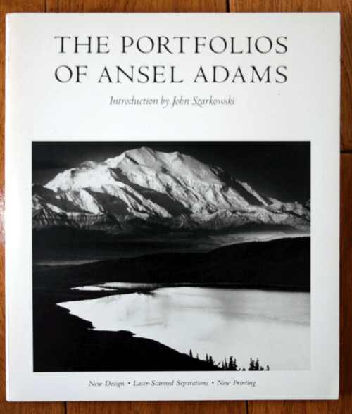 The Portfolios of Ansel Adams (1981) Landscape Photography John Szarkowski Intro