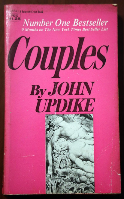 Couples by John Updike 1969 Vintage Paperback Fawcett Crest