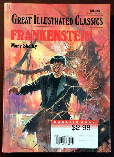FRANKENSTEIN by Mary Shelley Great Illustrated Classics 1993 Baronet Books VG++