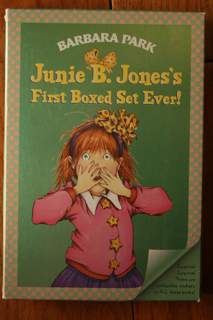 Junie B. Jones's First Boxed Set Ever! by Barbara Park 4 Paperbacks in Slipcase