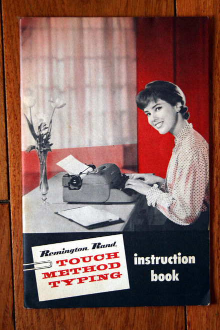 Remington Rand Touch Method Typing Instruction Book Vintage Typewriter Book 1950