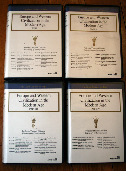 Europe and Western Civilization in Modern Age Part I-IV Great Courses Audiobook