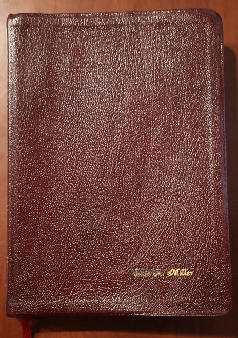 NIV TOPICAL Study Bible New International Version Red Letter LEATHER Zondervan