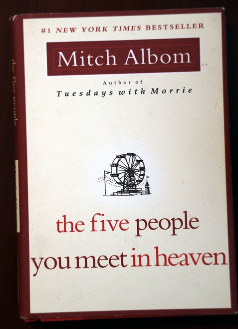 The Five People You Meet in Heaven by Mitch Albom HC/DJ 1st Ed. (2003) Death