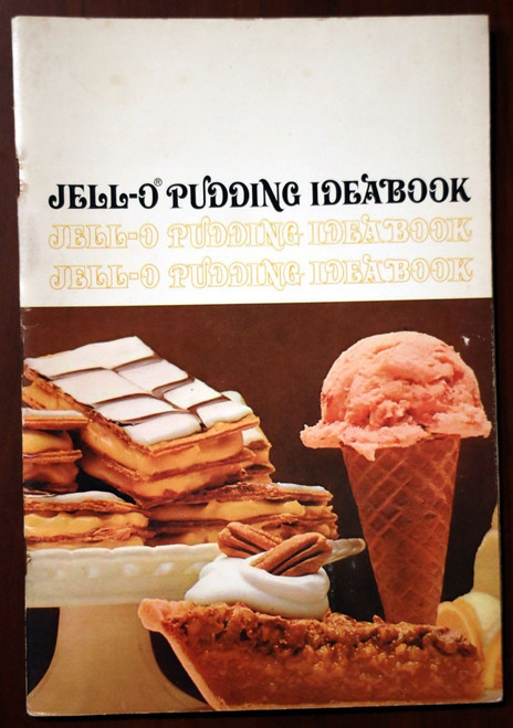 JELL-O PUDDING IDEABOOK 1968 General Foods Cookbook 1st Printing VINTAGE