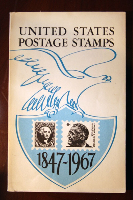 United States Postage Stamps 1847-1967 Vintage Paperback Book
