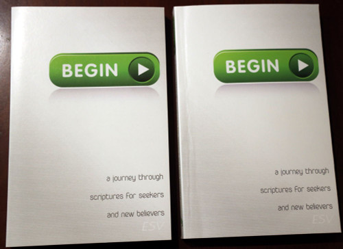 BEGIN Journey Through Scriptures for Seekers & New Believers ESV Bible Christian
