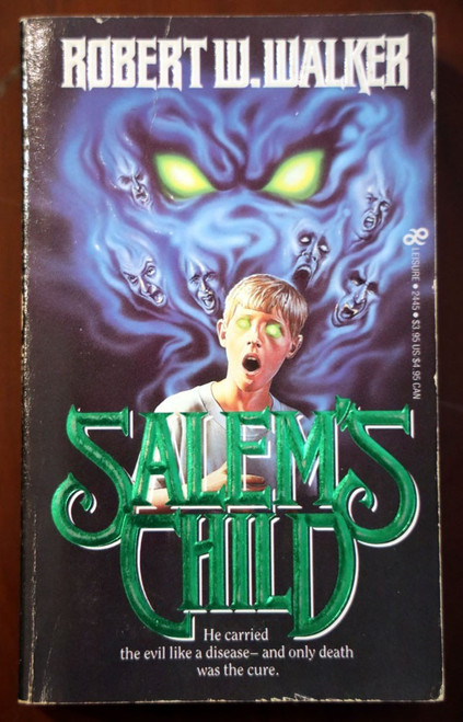 Salem's Child by Robert W. Walker 1987 Vintage Leisure HORROR Paperback RARE OOP