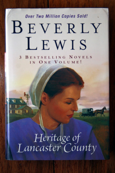 Heritage of Lancaster County by Beverly Lewis 1998 HC/DJ 3 Novels in One Volume