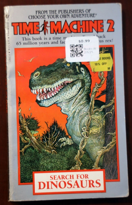 TIME MACHINE 2 Search for Dinosaurs 1984 Choose Your Own Adventure Paperback