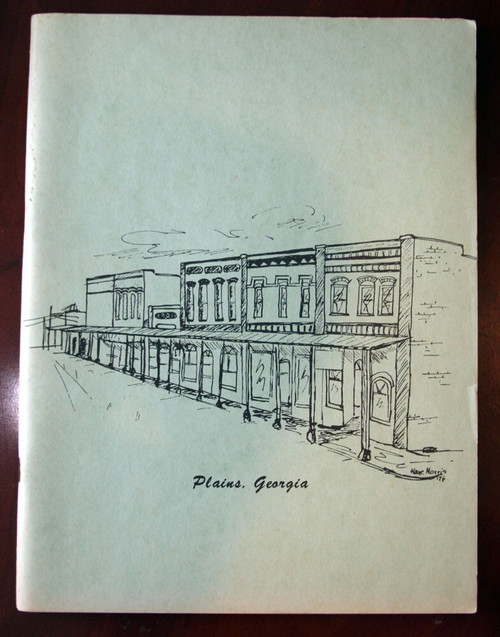 History of PLAINS GEORGIA October 1976 1st Edition Historical Sketch Illustrated