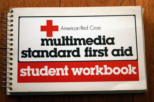 American Red Cross Multimedia Standard First Aid Student Workbook 1978 Vintage