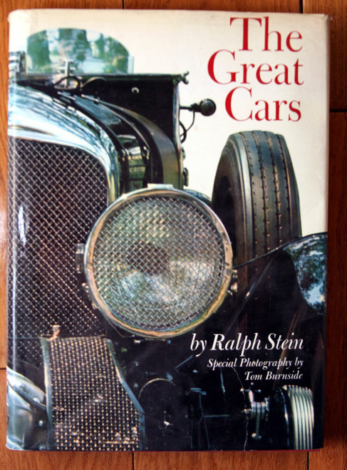 THE GREAT CARS by Ralph Stein - Photography by Tom Burnside 1967 HC/DJ