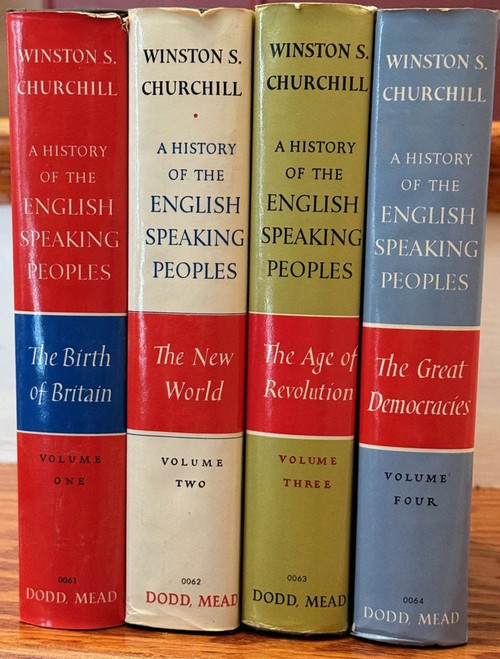A History of English Speaking Peoples by Winston S. Churchill 4-Volume Book Set