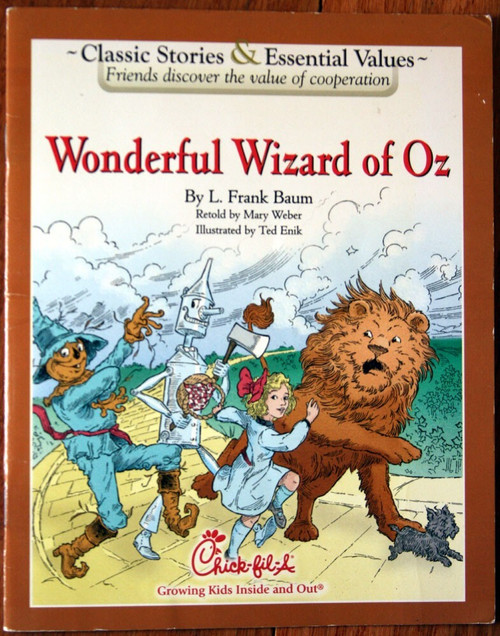 Wonderful Wizard of Oz by L. Frank Baum 2003 CHICK-FIL-A Advertising Paperback