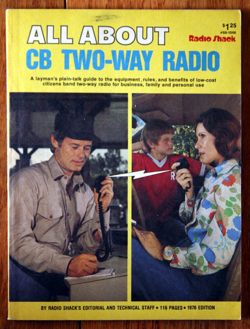 All About CB Two-Way Radio 1976 Vintage Book RADIO SHACK Hy Siegel Softcover
