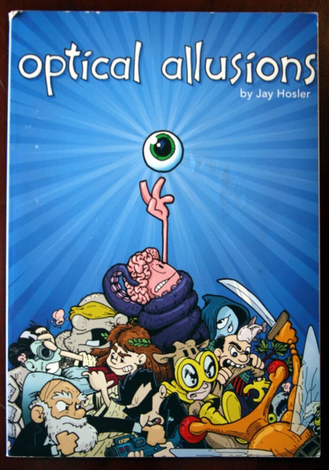 OPTICAL ALLUSIONS - Jay Hosler 2008 First Printing Paperback Comic Illustrations