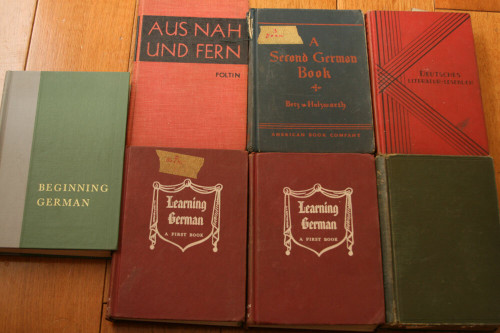 Lot of 7 Vintage German Books Readers AUS NAH UND FERN, Learning German, Second