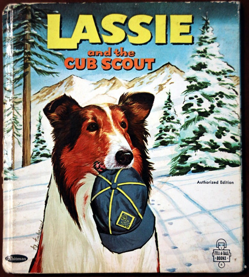 LASSIE AND THE CUB SCOUT 1966 Tell-A-Tales #2503 WHITMAN Michelson/Andersen