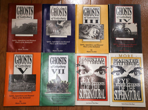 GETTYSBURG PA BOOK LOT Ghosts I-VII - Mark Nesbitt + Haunted & More Supernatural
