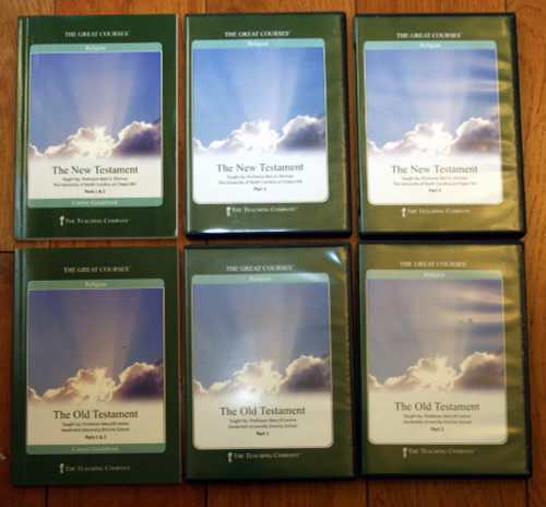 GREAT COURSES - The Old & New Testament 24 CD & 2 Book Set COMPLETE Christianity