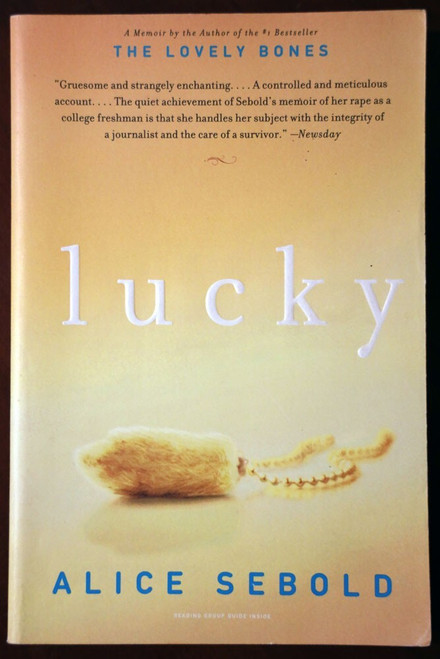 Lucky by Alice Sebold 2002 Paperback Back Bay Books Rape Trauma Assault Memoir