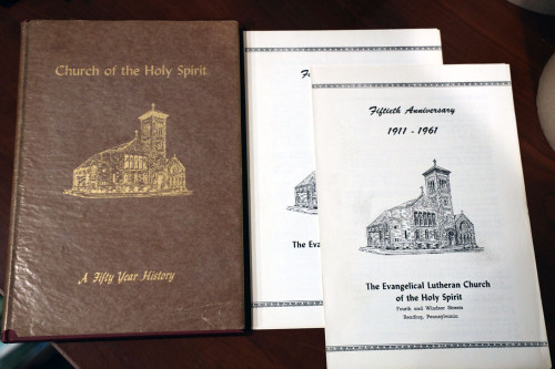 Church of the Holy Spirit 1911-1961: History Evangelical Lutheran - Reading PA