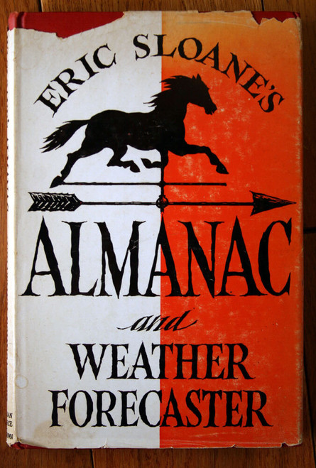 Eric Sloane's Almanac & Weather Forecaster 1955 HC/DJ First Edition Illustrated