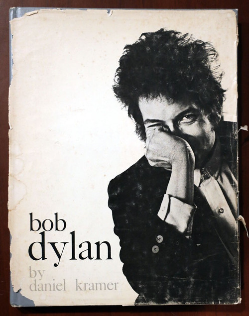 BOB DYLAN by Daniel Kramer 1967 Vintage Hardcover Book Illustrated HC/DJ MUSIC