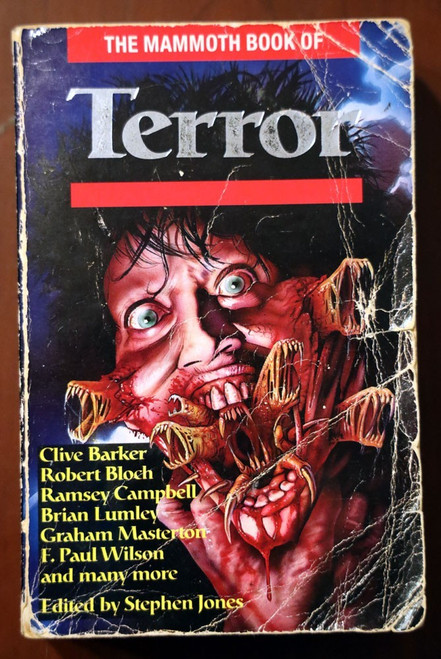 The Mammoth Book of Terror 1991 Vintage Trade Paperback HORROR Stephen Jones