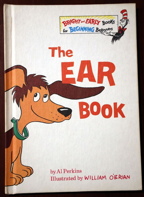 THE EAR BOOK by Al Perkins/William O'Brian 1968 Dr. Seuss Vintage Hardcover Book