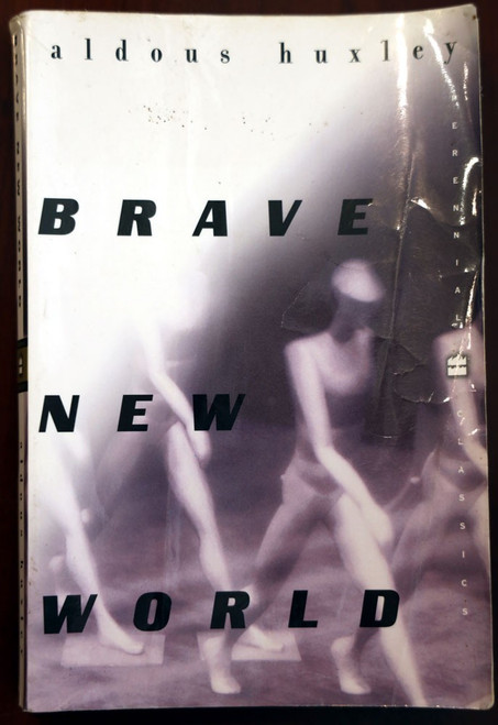 BRAVE NEW WORLD by Aldous Huxley - Perennial Classics 1998 Paperback VG+