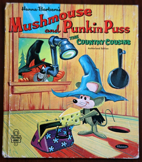 MUSHMOUSE AND PUNKIN PUSS Country Cousins 1964 Tell-A-Tale Vintage Hanna-Barbera