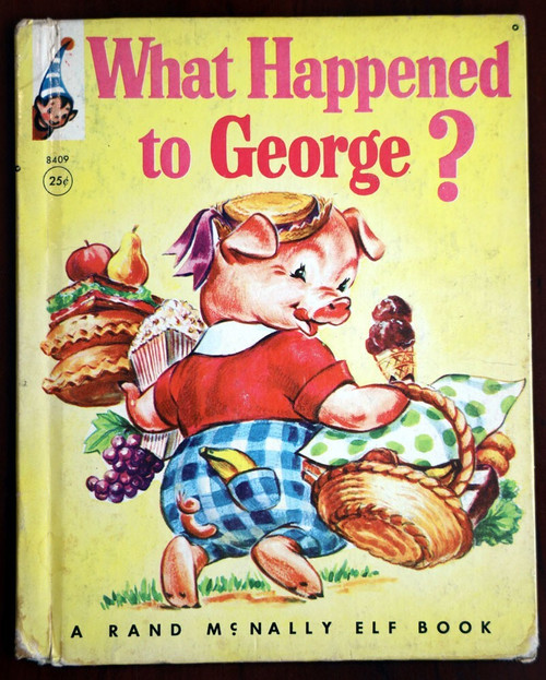 What Happened to George? 1963 Rand McNally Elf Book #8409 Marge Opitz RARE