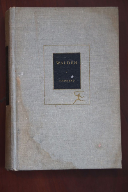 WALDEN by Henry David Thoreau 1937 Modern Library Vintage Hardcover
