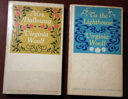 To the Lighthouse 1955 + Mrs. Dalloway 1953 by Virginia Woolf Vintage Paperbacks