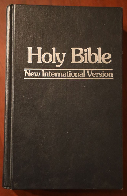 HOLY BIBLE New International Version NIV 1984 LARGE PRINT ED. Vintage Hardcover