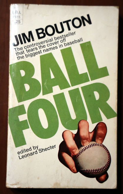 BALL FOUR by Jim Bouton 1971 Vintage Book BASEBALL Seattle Pilots Houston Astros