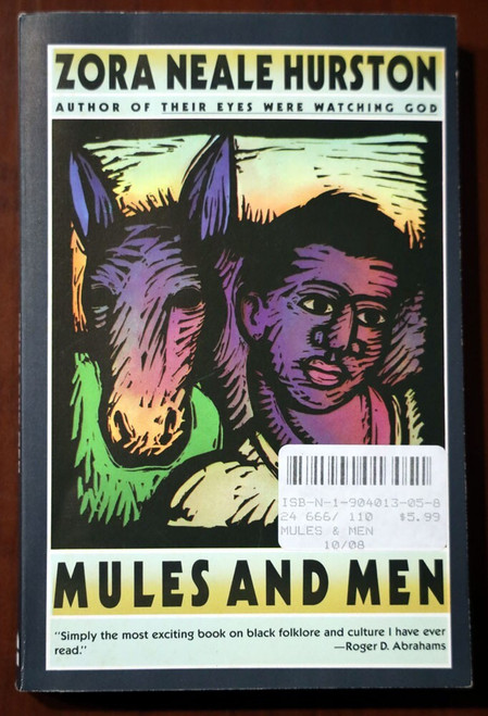 MULES AND MEN by Zora Neale Hurston 1990 Trade Paperback Black Studies/Folklore