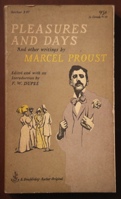 Pleasures and Days by Marcel Proust 1957 Anchor Book A97 Edward Gorey Cover Art