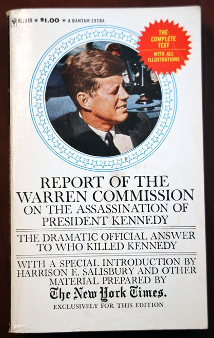 Report of the Warren Commission on Assassination of President John F Kennedy JFK