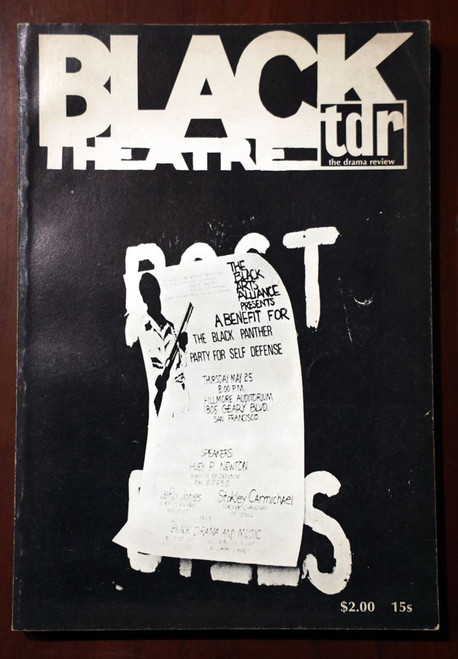 The Drama Review TDR  BLACK THEATRE Summer 1968 NYU Vintage Book Black Americana