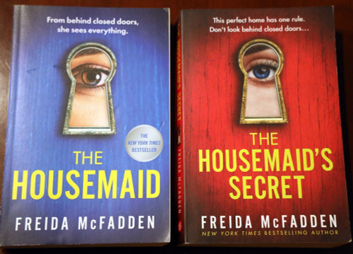 THE HOUSEMAID + HOUSEMAID'S SECRET Freida McFadden Paperback Book Lot 2022/2023
