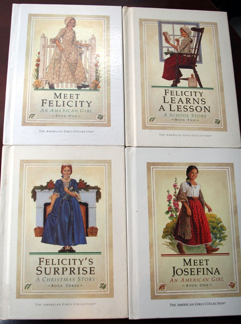 Lot of 4 AMERICAN GIRL COLLECTION Hardcover Books FELICITY 1991 + JOSEFINA 1997